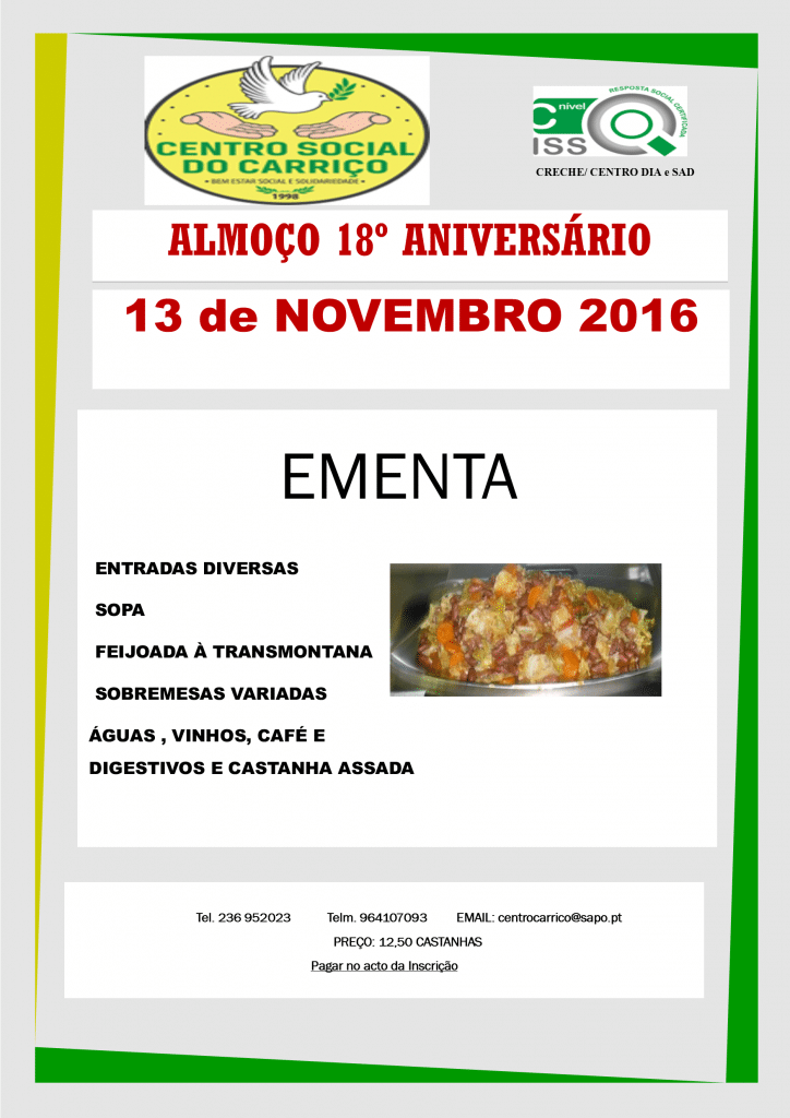 almoço de aniversário
