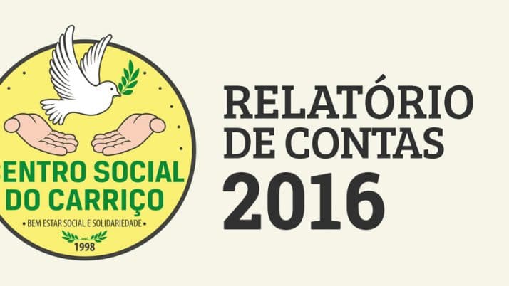 Relatórios de contas do ano 2016
