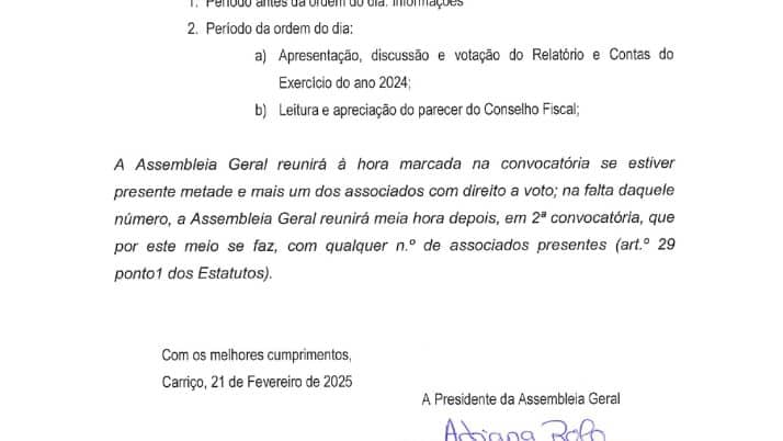 Convocatória